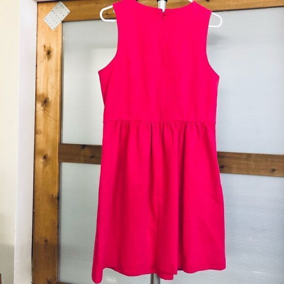 J Crew Factory Pink Sleeveless Midi Dress‎ / Sz M - Picture 5 of 8